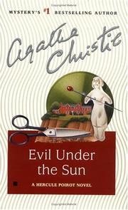 Evil Under the Sun by Agatha Christie book cover