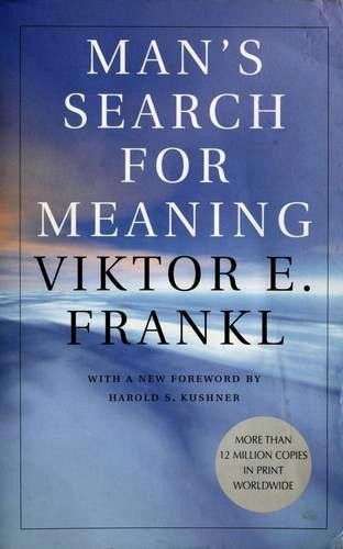 Man’s Search for Meaning by Viktor E. Frankl book cover