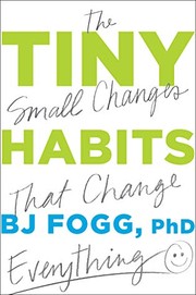Tiny Habits by BJ Fogg book cover