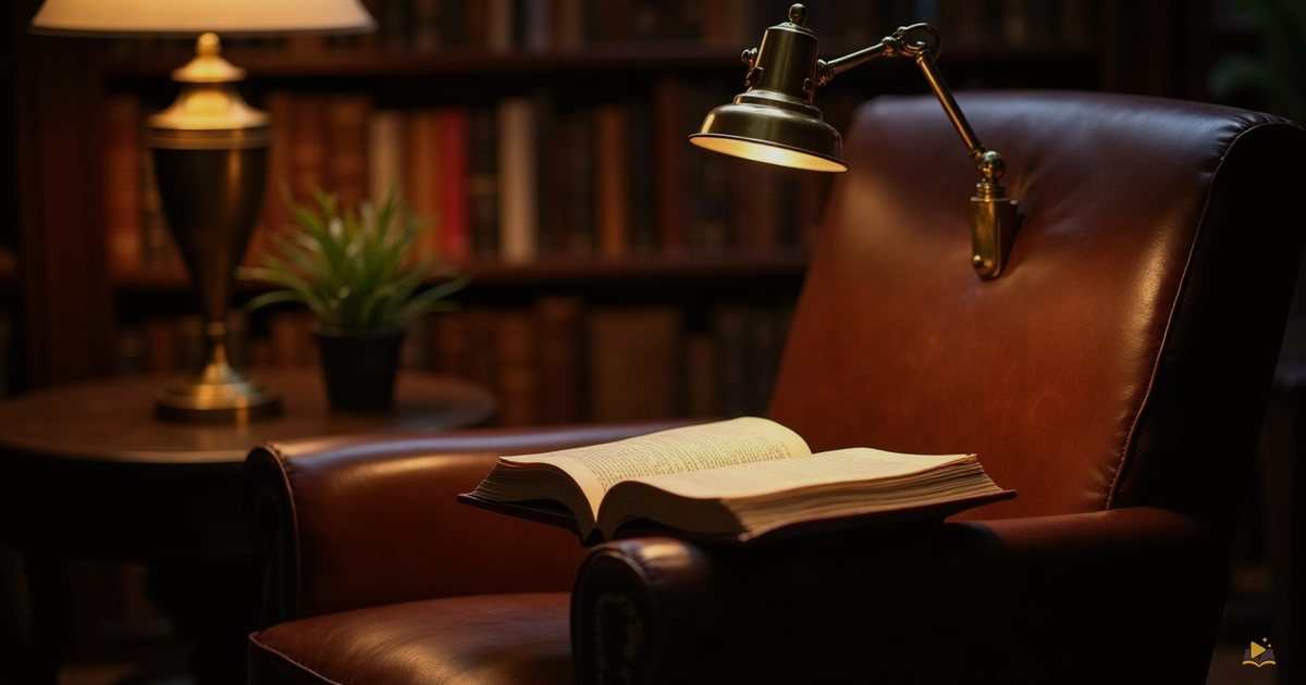 A lamplit reading scene (nook lamp) for Best Reading Lamps (2026): Floor, Desk & Bedside Picks