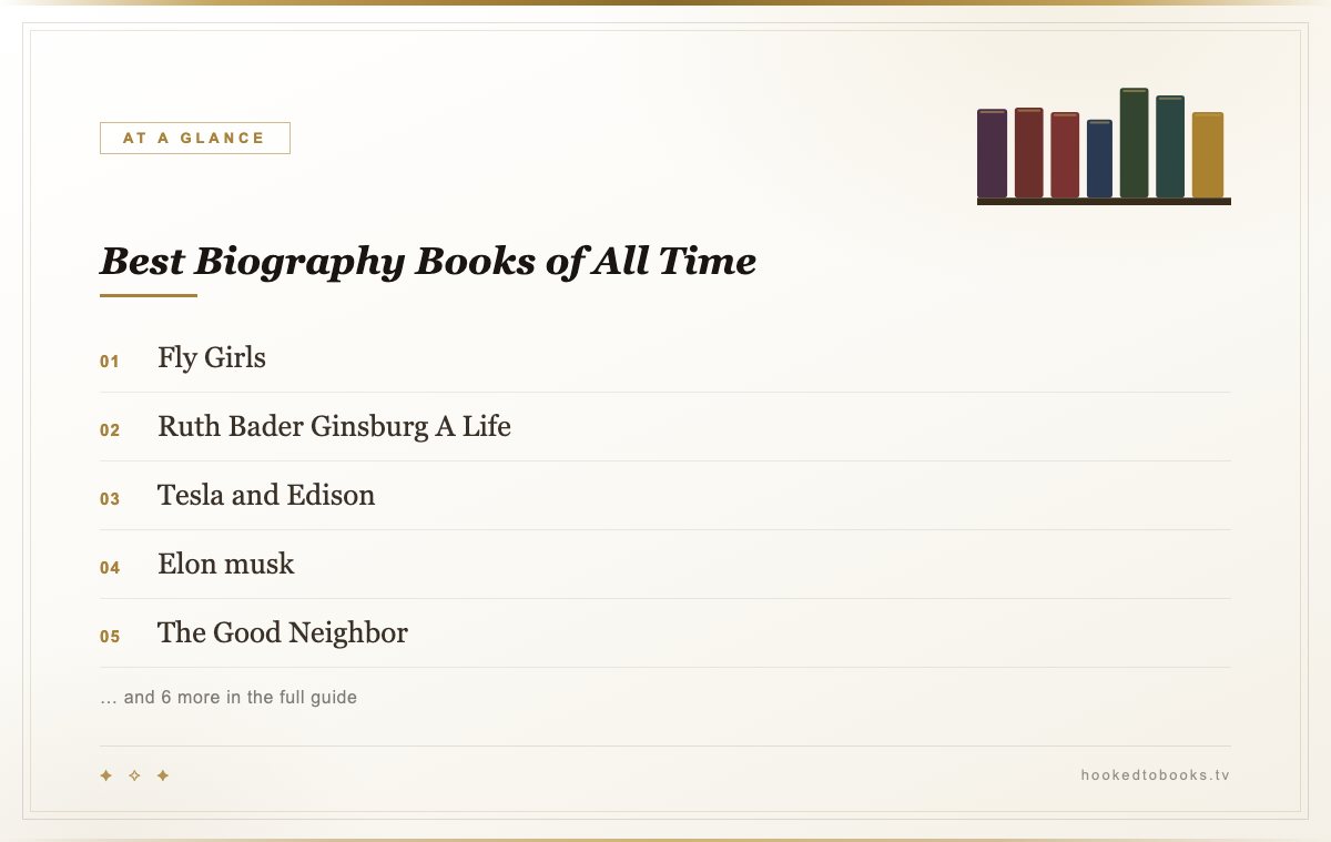 At a glance: top picks from Best Biographies of All Time