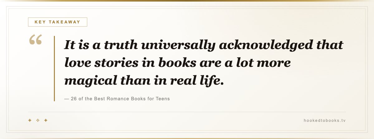 Key takeaway from Best Romance Books for Teens, Content-Rated: βIt's closed-door (no explicit content), published as YA by a major publisher, and the fake-dating setup is one of the most popular tropes in the genre for a reason.β