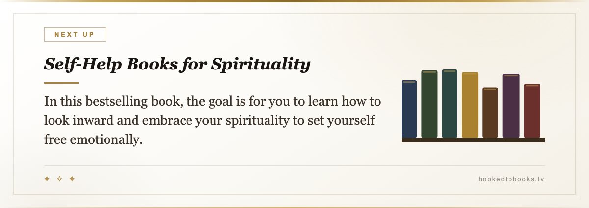 Self-Help Books for Spirituality — In this bestselling book, the goal is for you to learn how to look inward and embrace your spirituality to set yourself free emotionally.