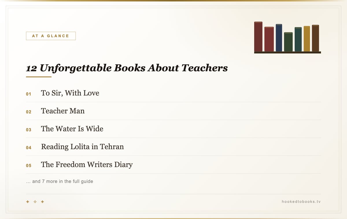 At a glance: top picks from 12 Unforgettable Books About Teachers