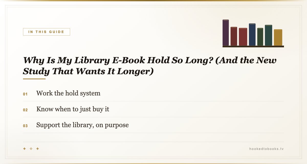 In this guide: Work the hold system; Know when to just buy it; Support the library, on purpose