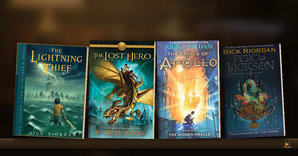Percy Jackson books in order, all four series